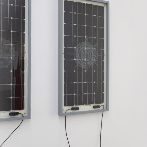 James Bridle, Solar Panels (Radiolaria series), 2022. Photo: James Bridle, Courtesy Nome
